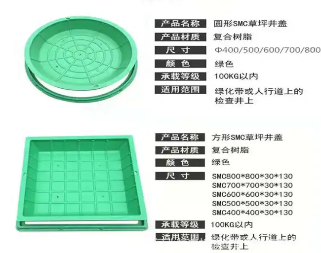 北海街道树脂复合种植井盖展示